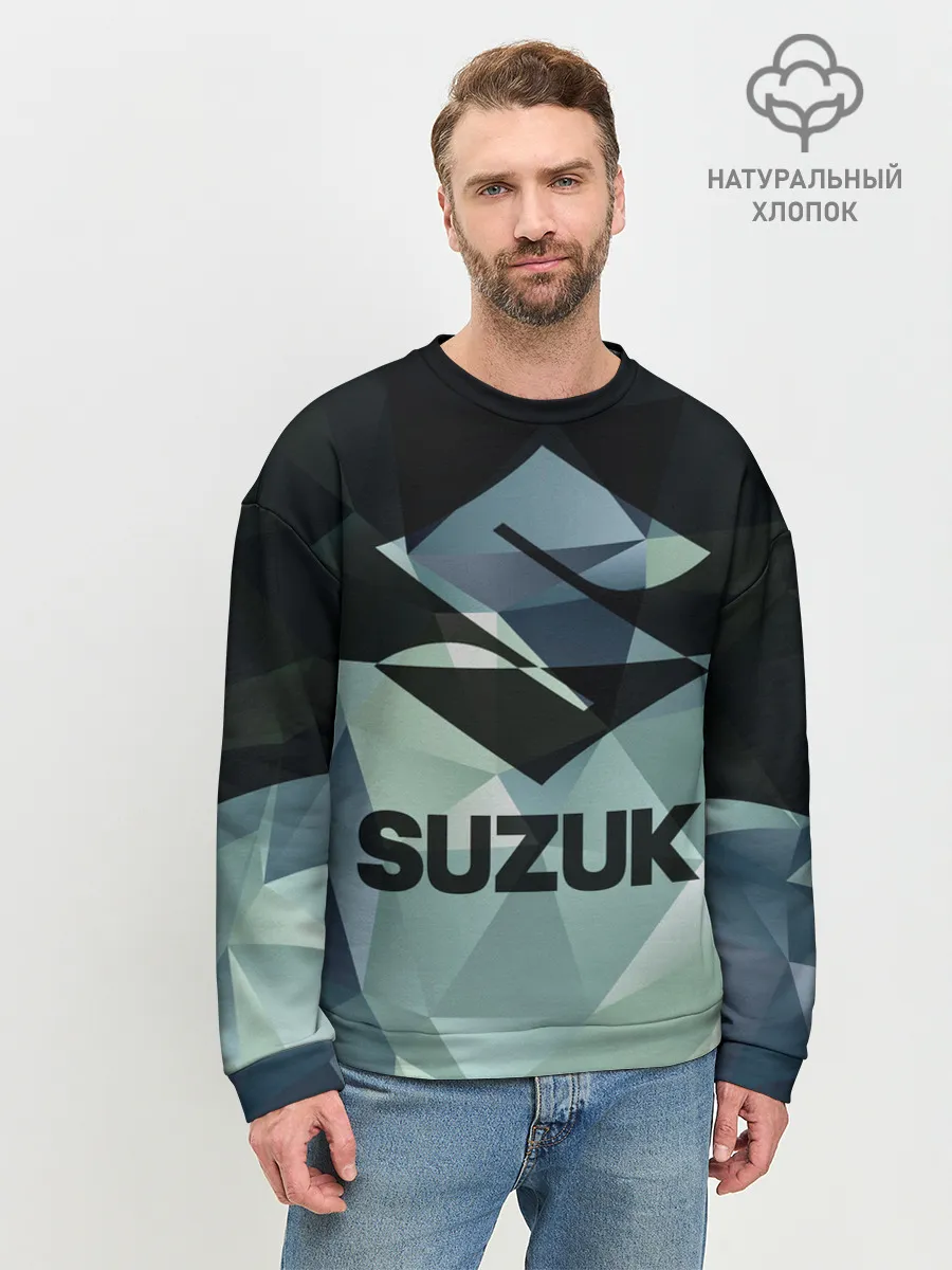 Мужской свитшот базовый / SUZUKI