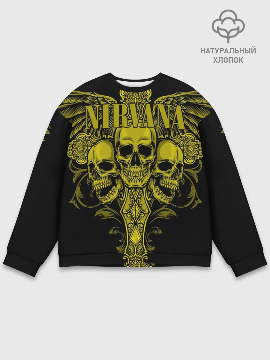 Мужской свитшот базовый / Nirvana