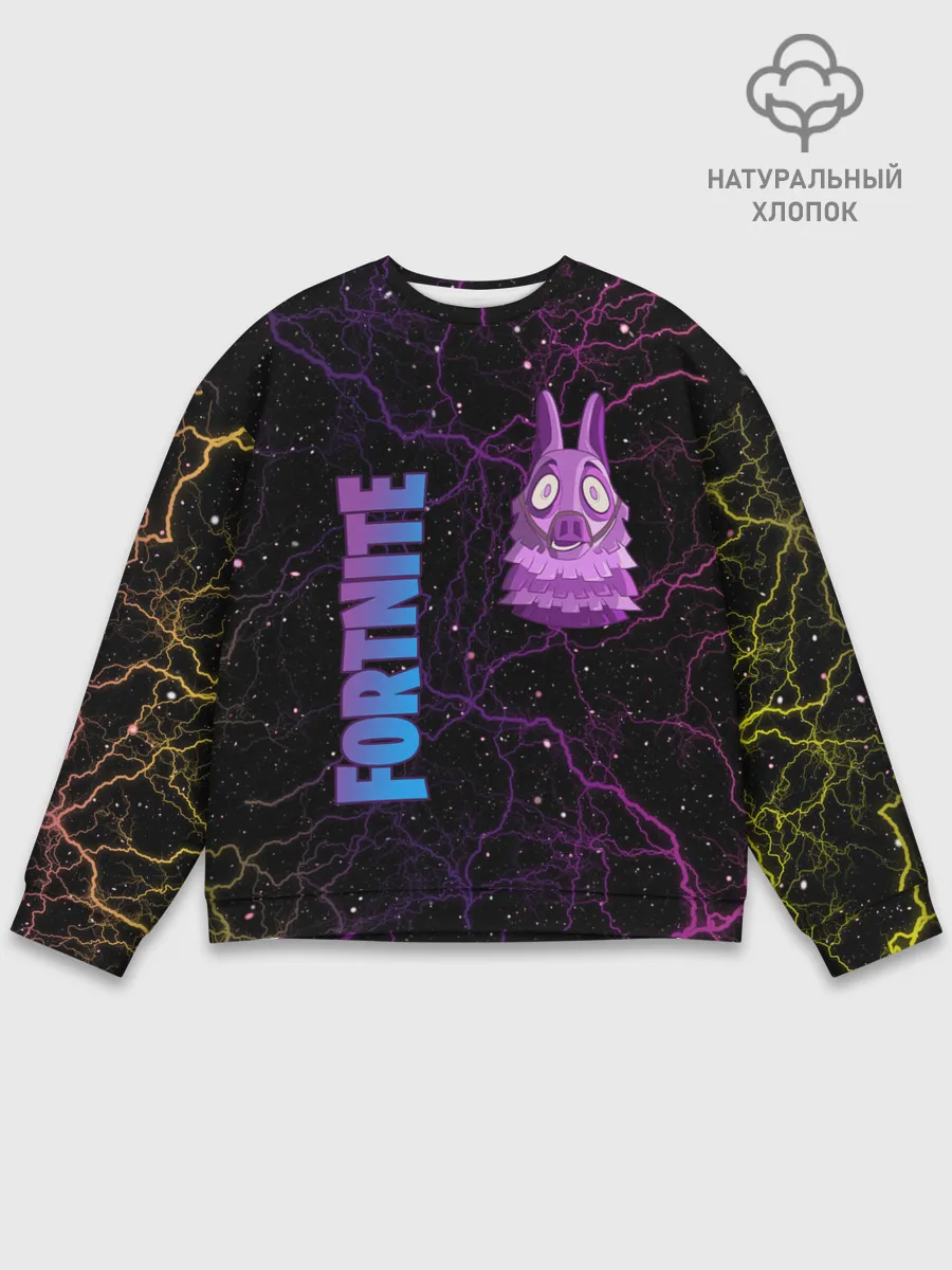 Мужской свитшот базовый / Lama Fortnite