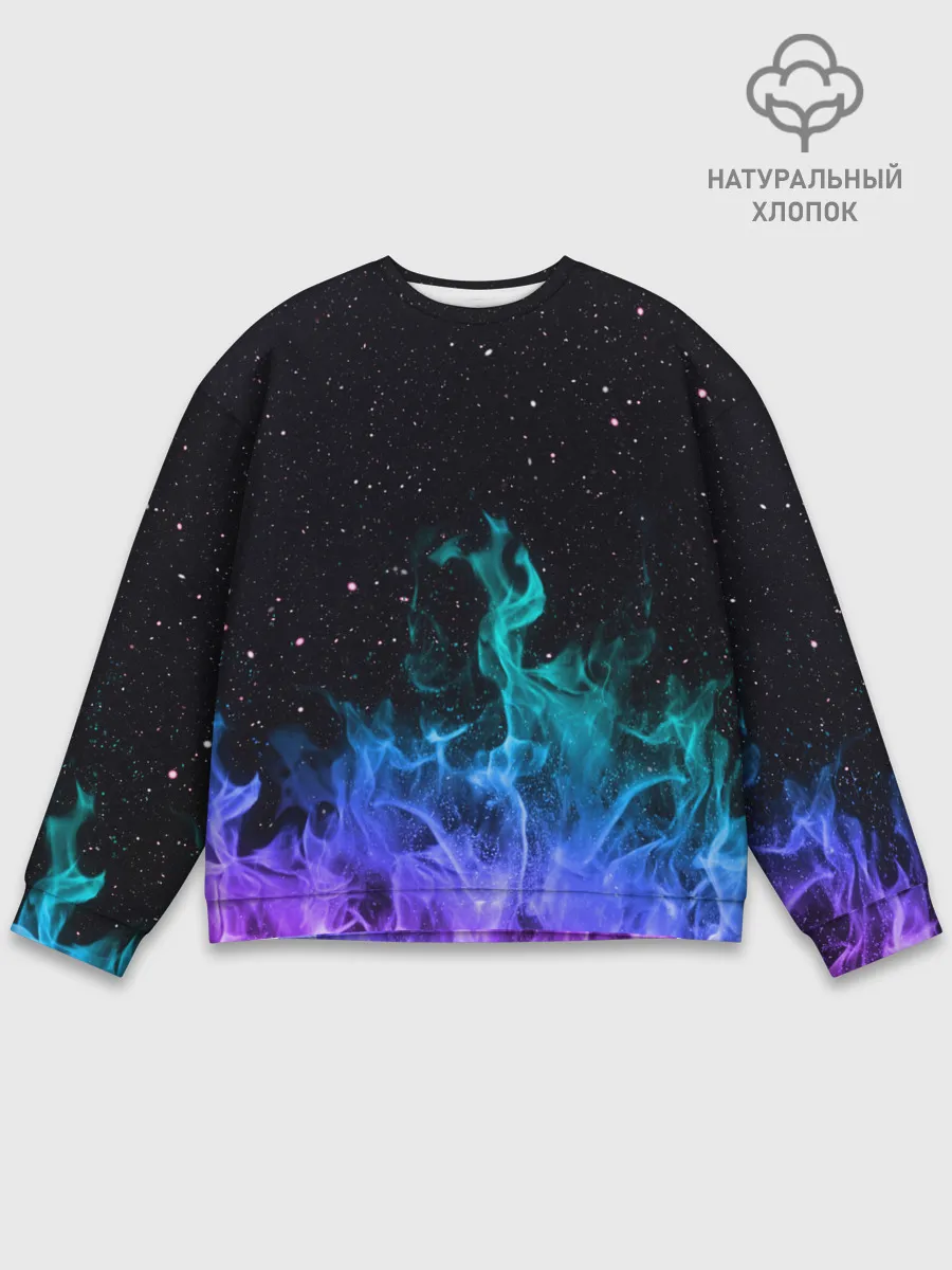 Мужской свитшот базовый / Перламутровый огонь