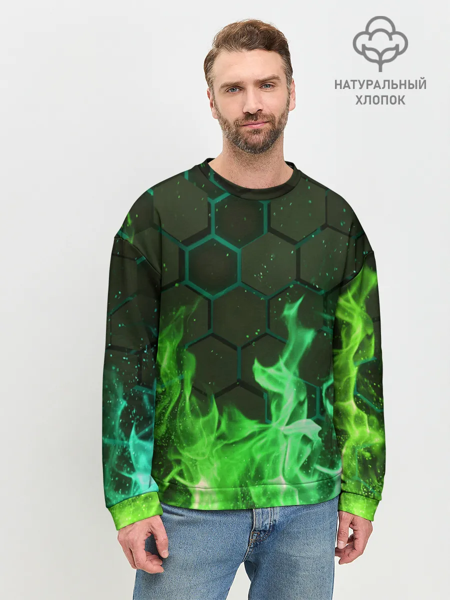 Мужской свитшот базовый / Fire