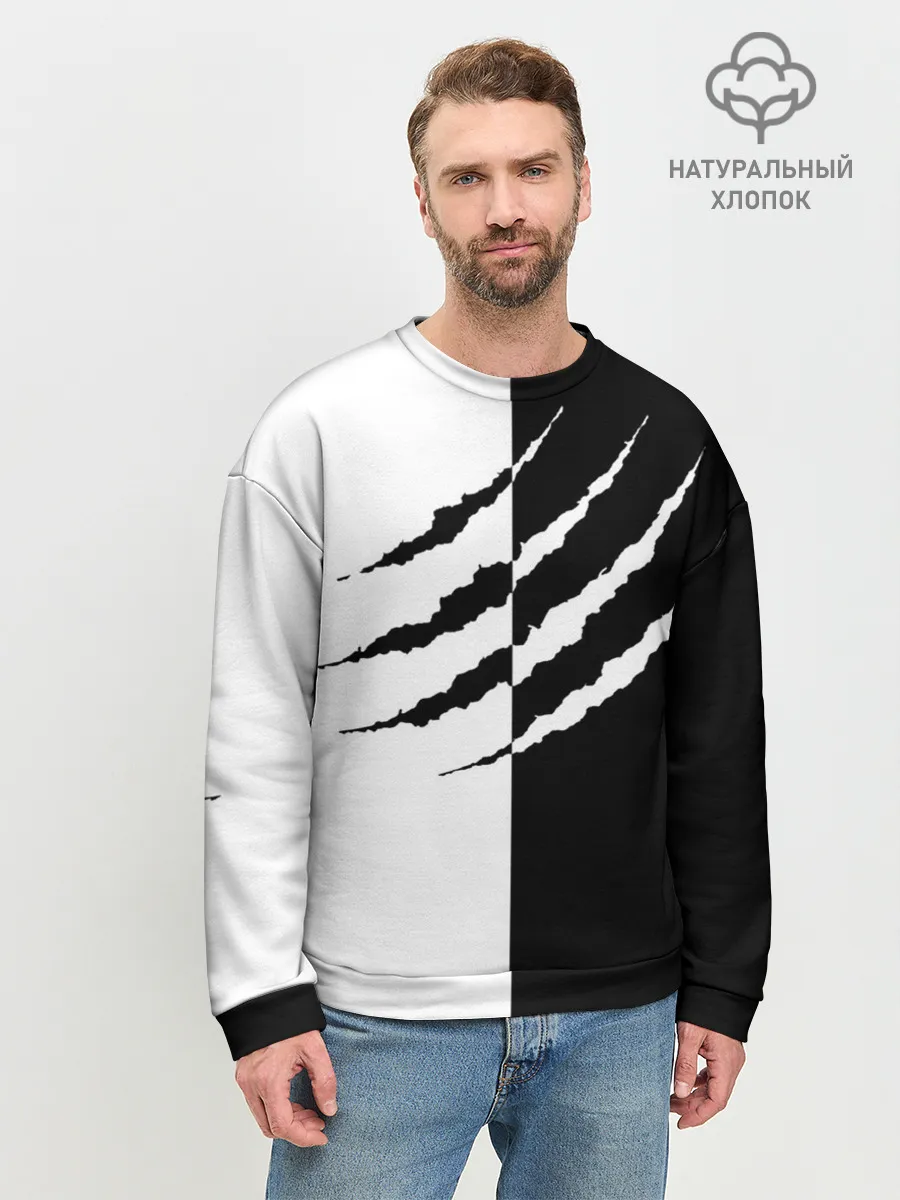 Мужской свитшот базовый / След зверя