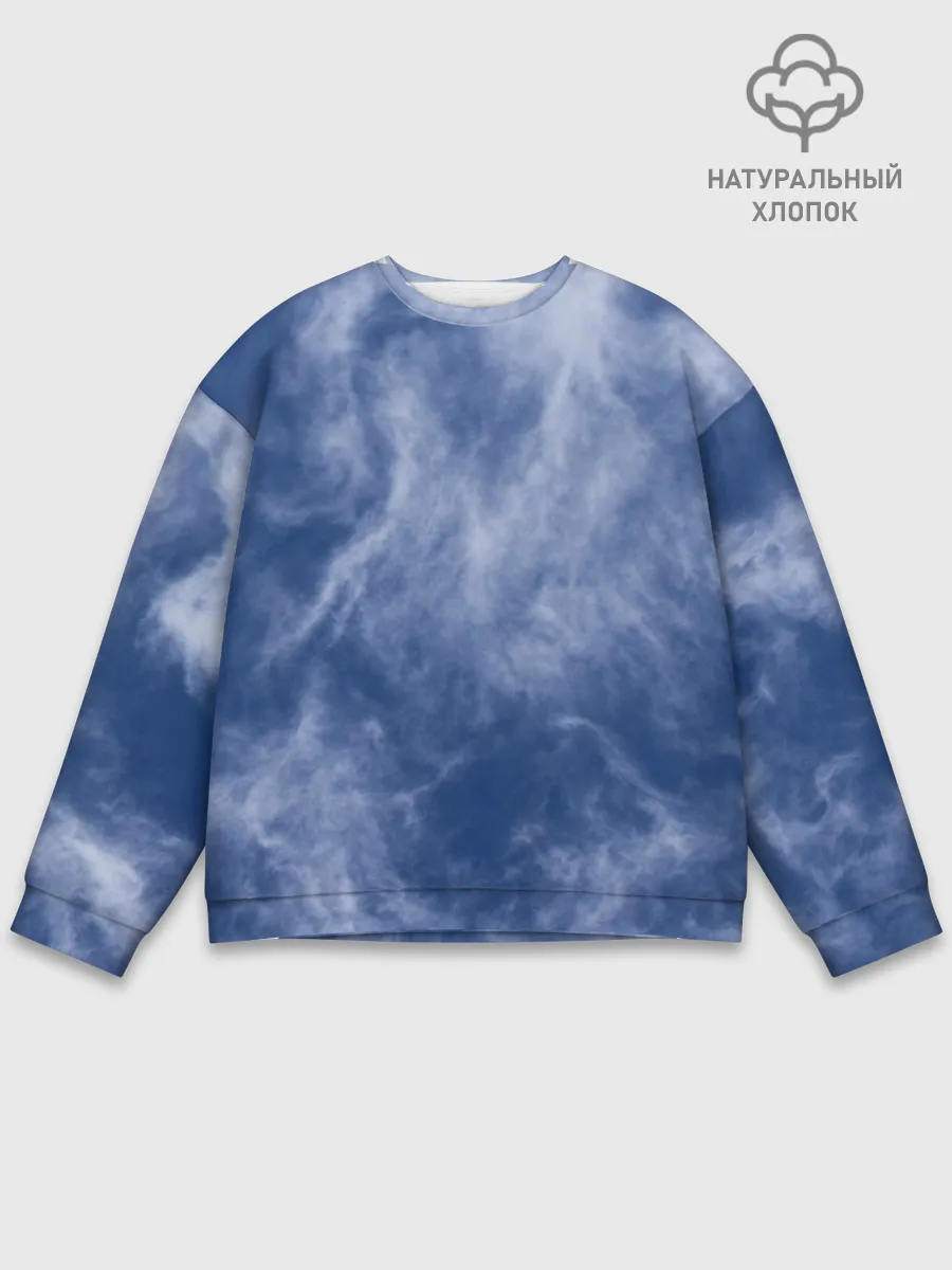 Мужской свитшот базовый / Облака в небе