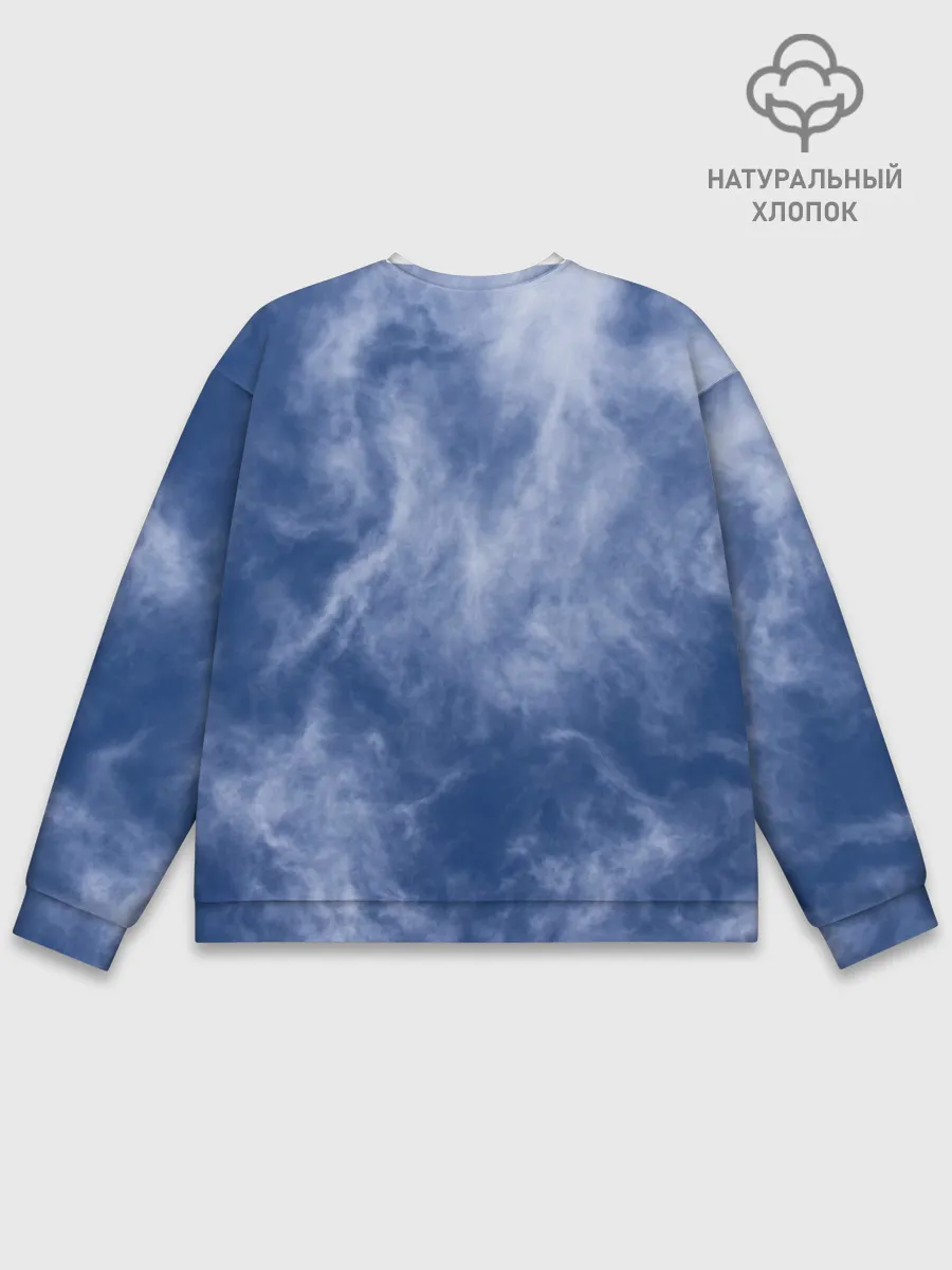 Мужской свитшот базовый / Облака в небе