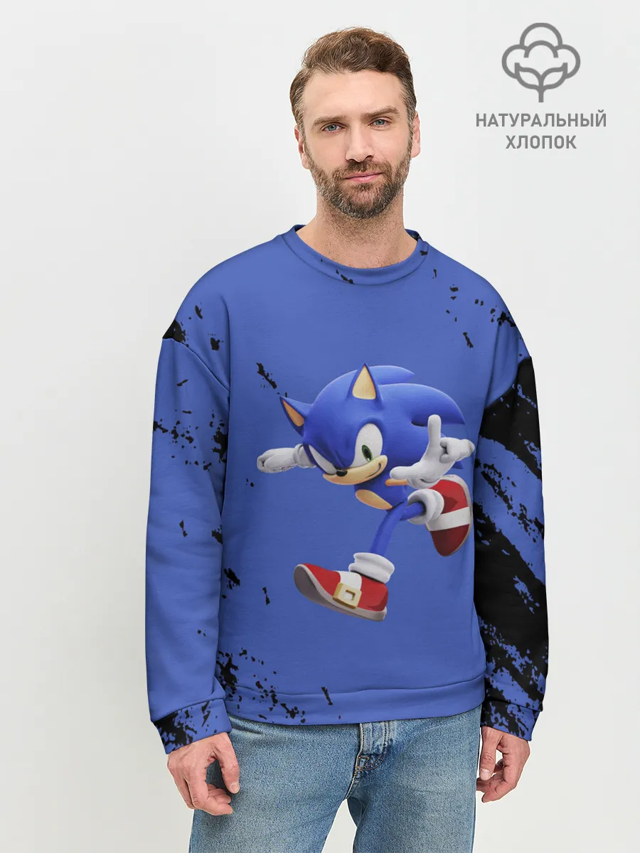 Мужской свитшот базовый / sonic