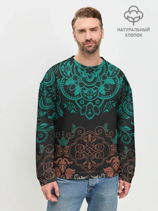 Мужской свитшот базовый / кружево