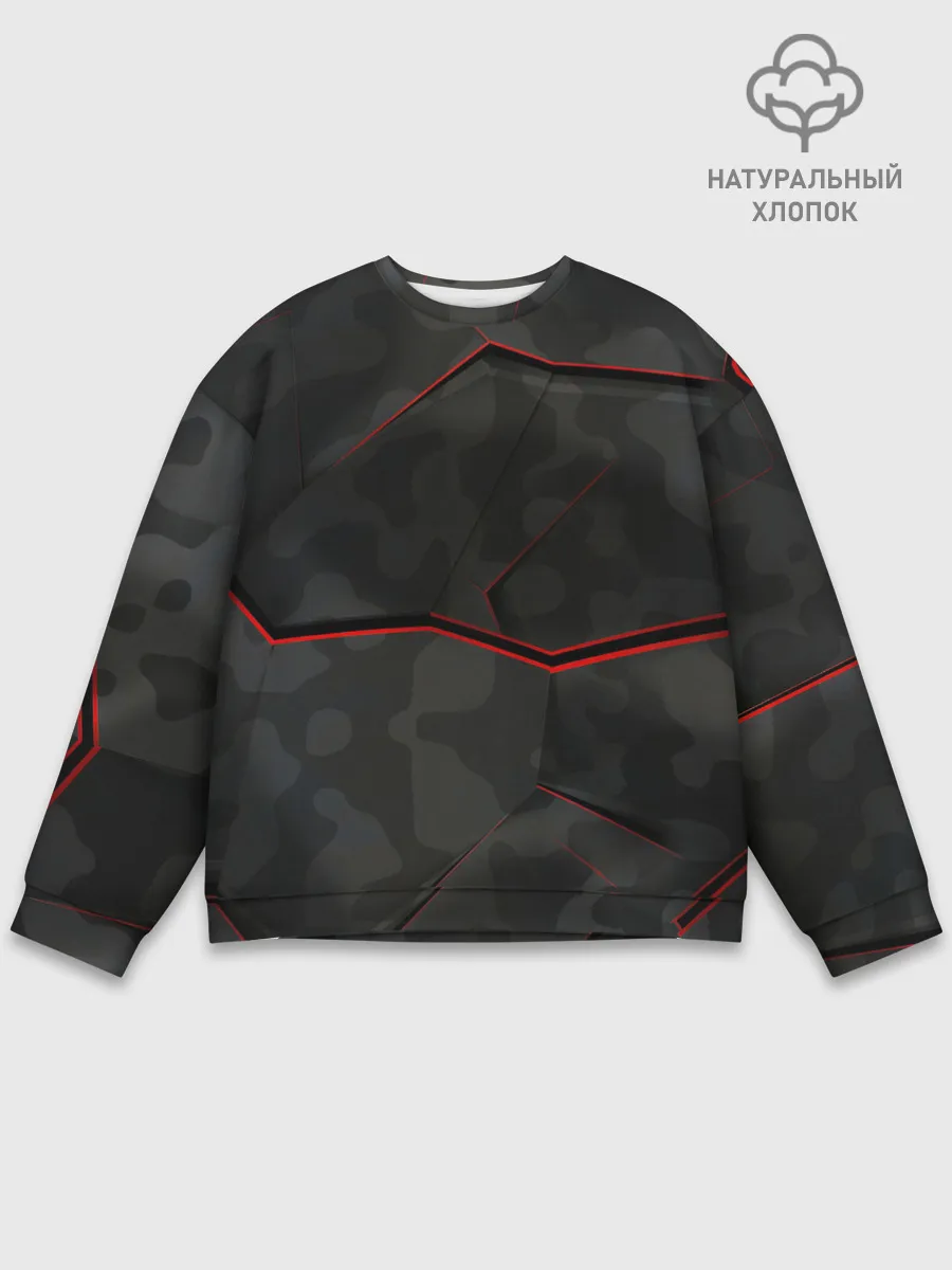 Мужской свитшот базовый / Текстура.