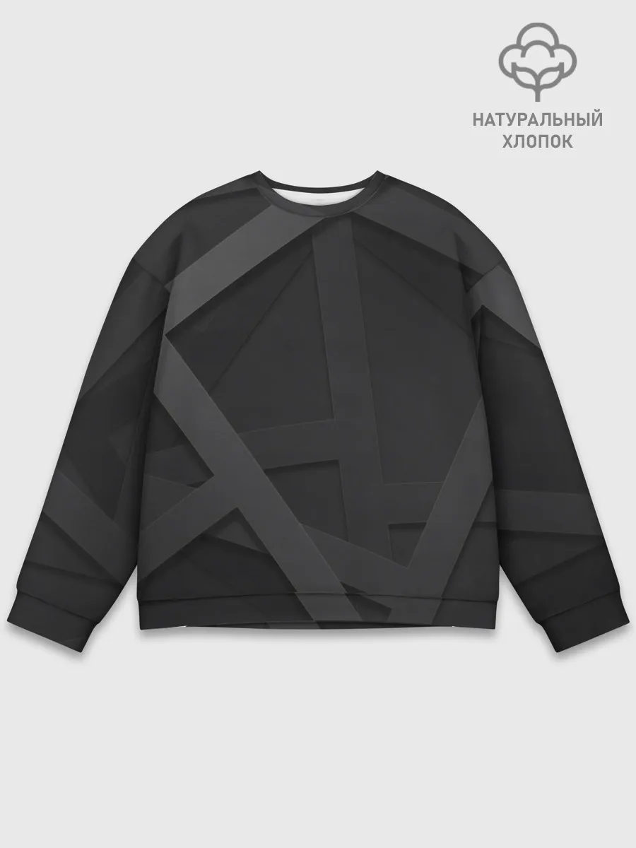 Мужской свитшот базовый / Текстура.