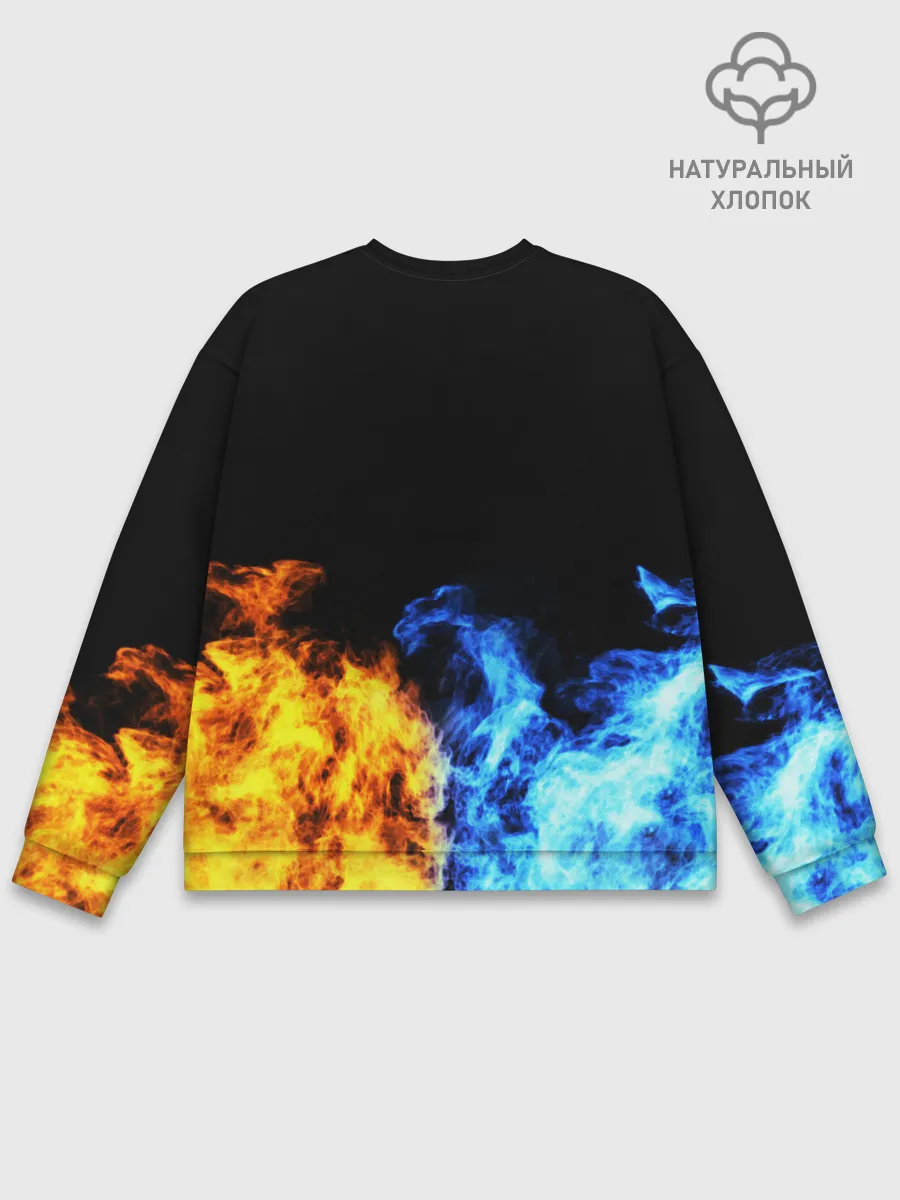 Мужской свитшот базовый / БИТВА ОГНЕЙ