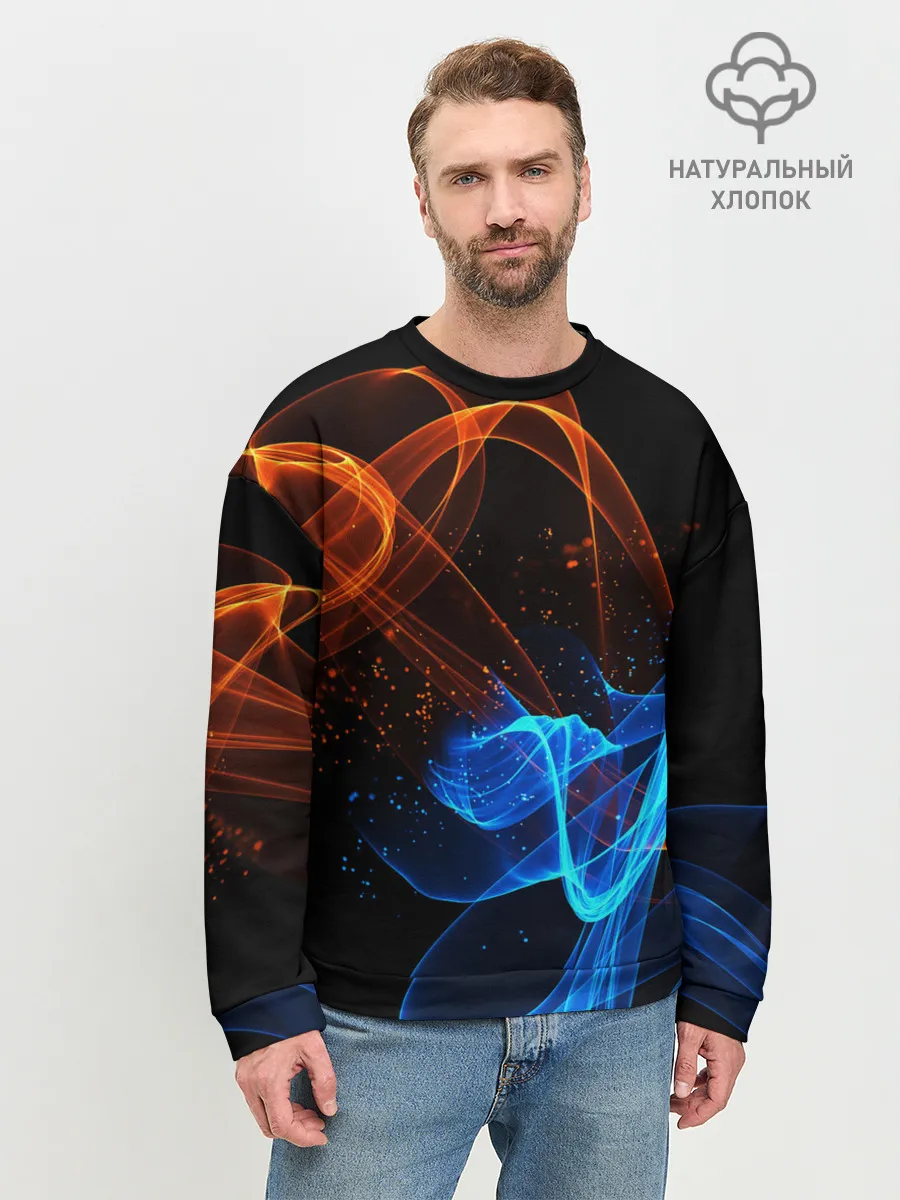 Мужской свитшот базовый / БИТВА ОГНЕЙ