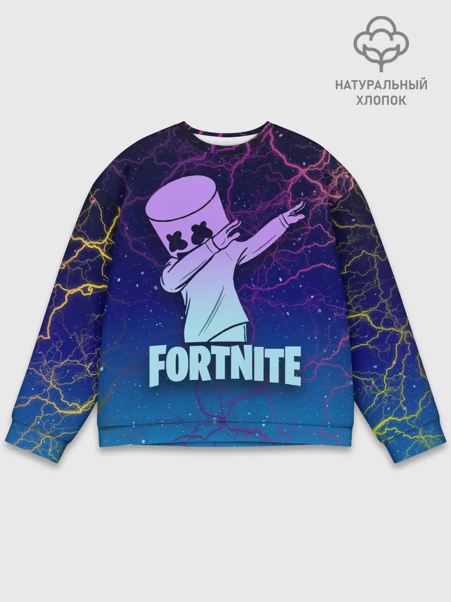 Мужской свитшот базовый / Fortnite,Marshmello