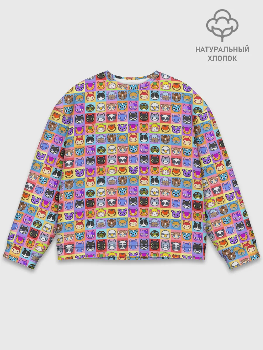 Мужской свитшот базовый / ANIMAL CROSSING