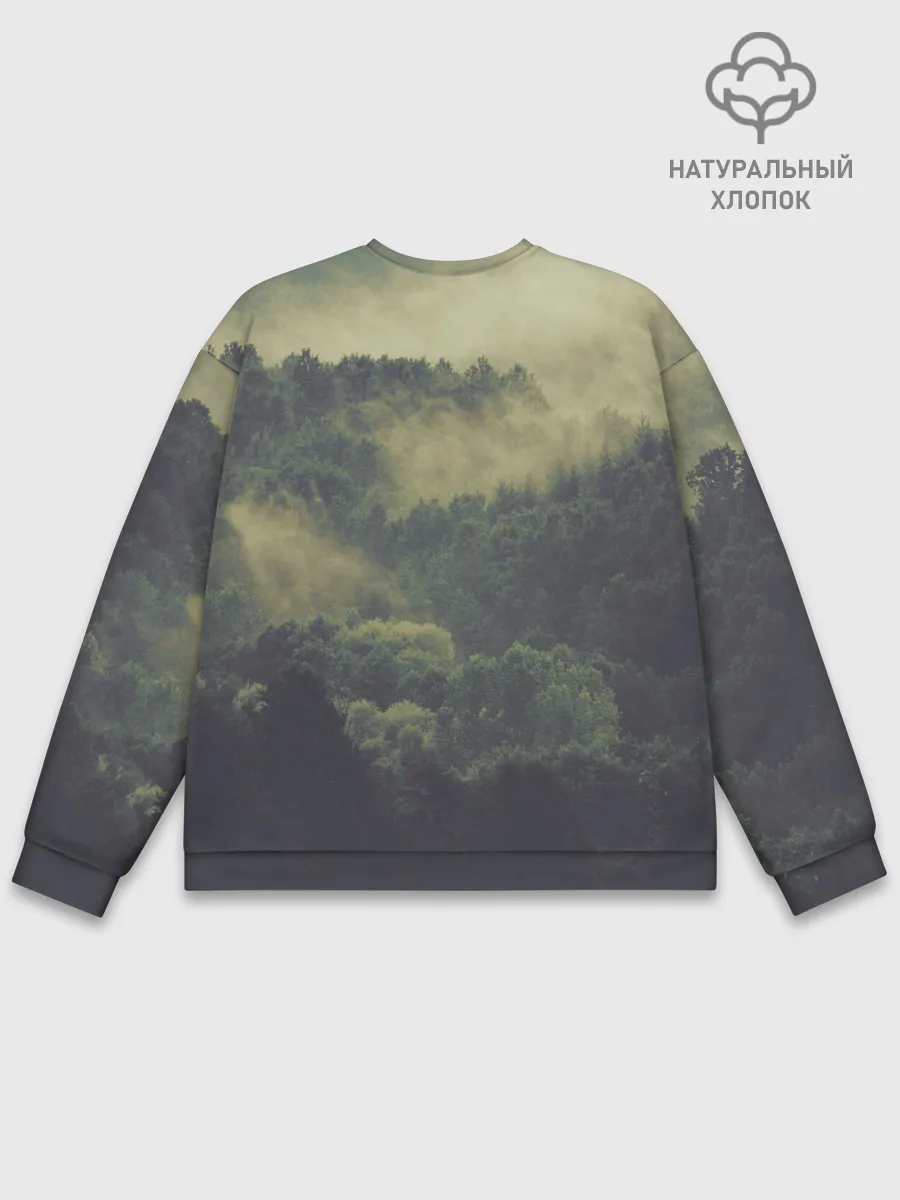 Мужской свитшот базовый / Лес мой храм