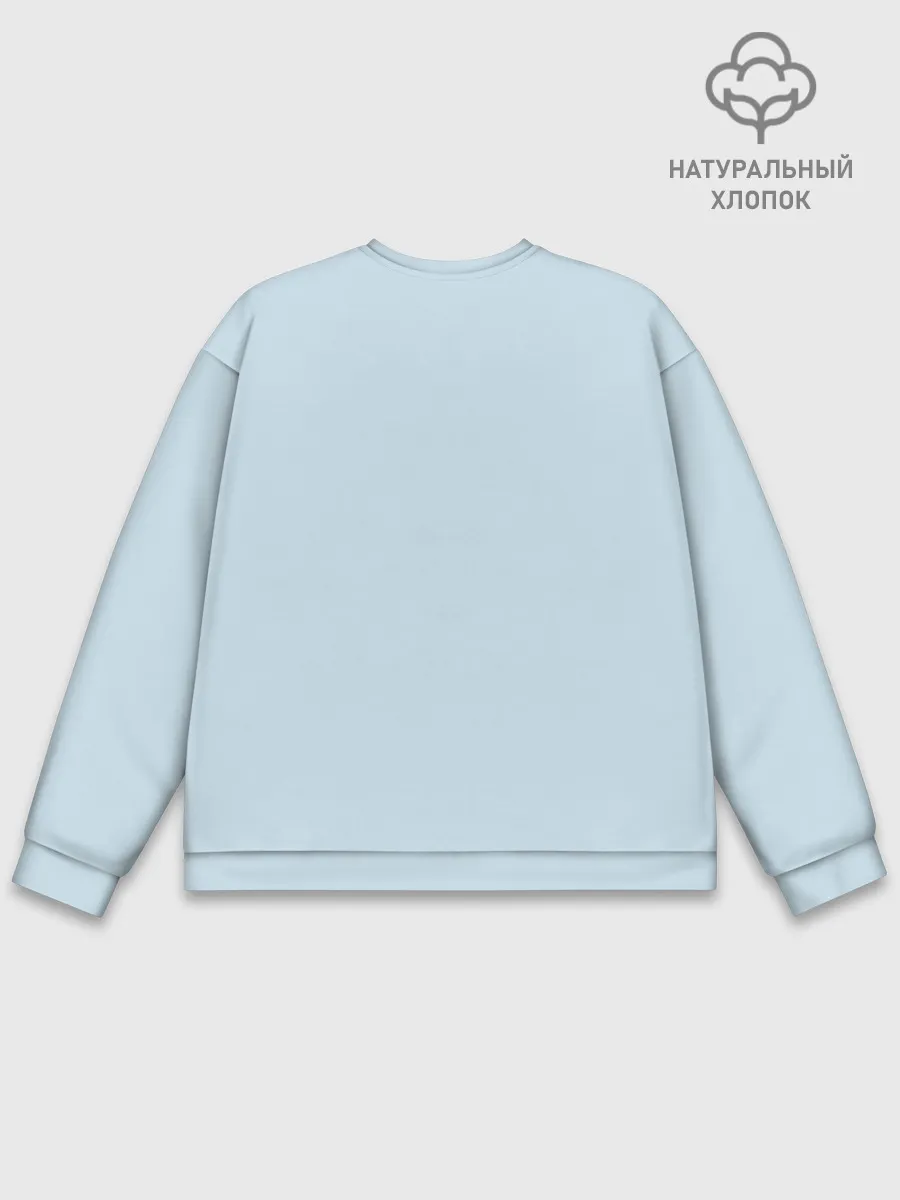 Мужской свитшот базовый / Нисимия и Ишида крошат хлеб