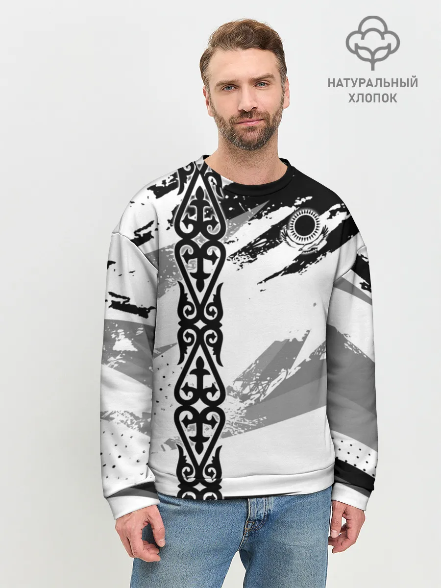 Мужской свитшот базовый / Форма Казахстан