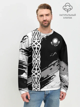 Мужской свитшот базовый / Форма Казахстан