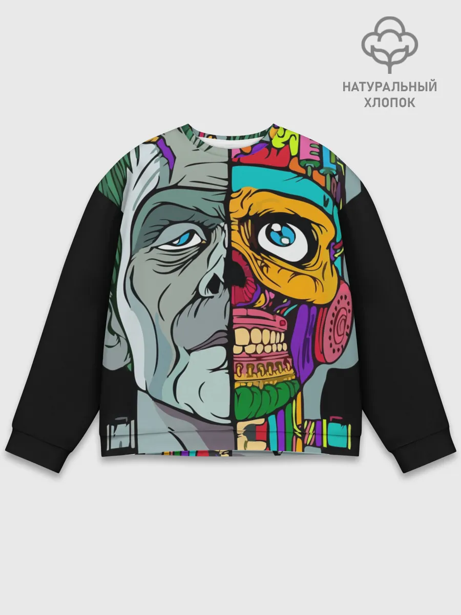 Мужской свитшот базовый / Франкенштейн