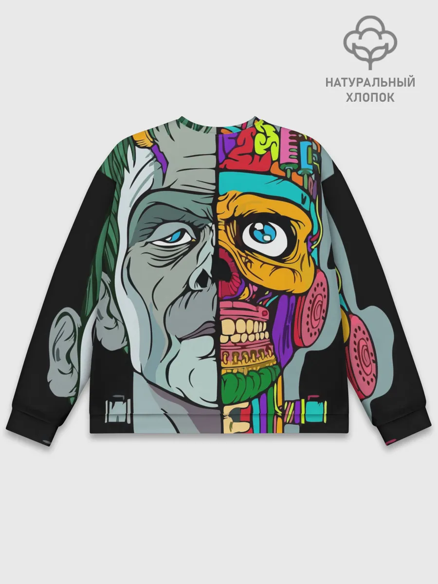 Мужской свитшот базовый / Франкенштейн