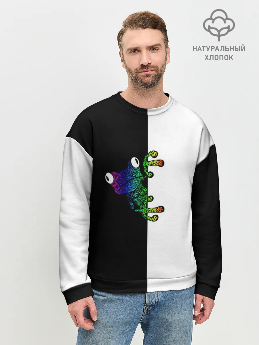 Мужской свитшот базовый / Лягуха