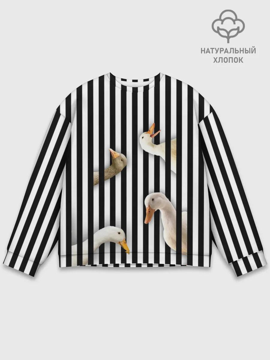 Мужской свитшот базовый / Гуси