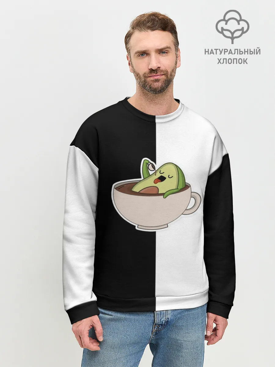 Мужской свитшот базовый / авокадо