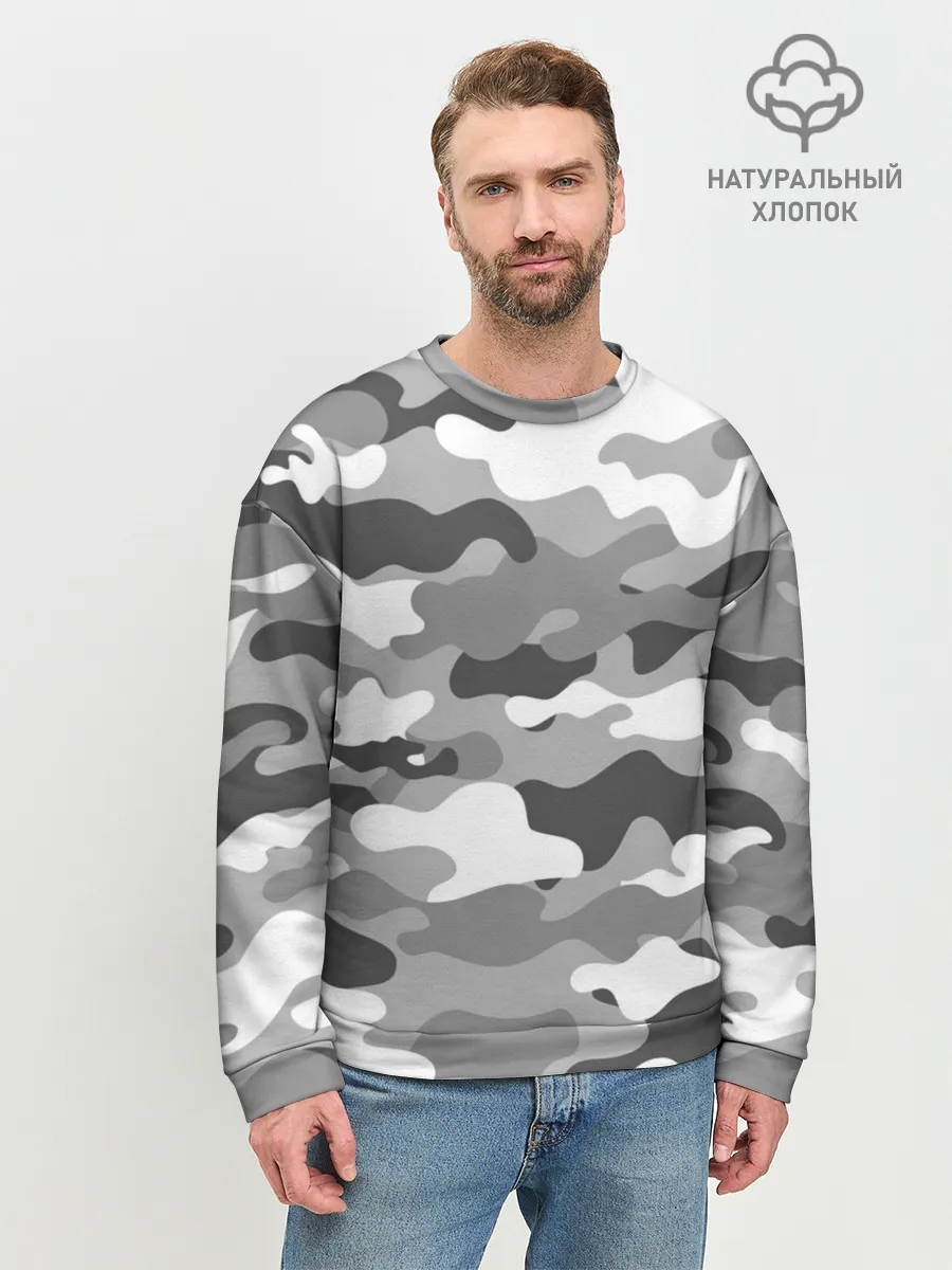 Мужской свитшот базовый / МИЛИТАРИ