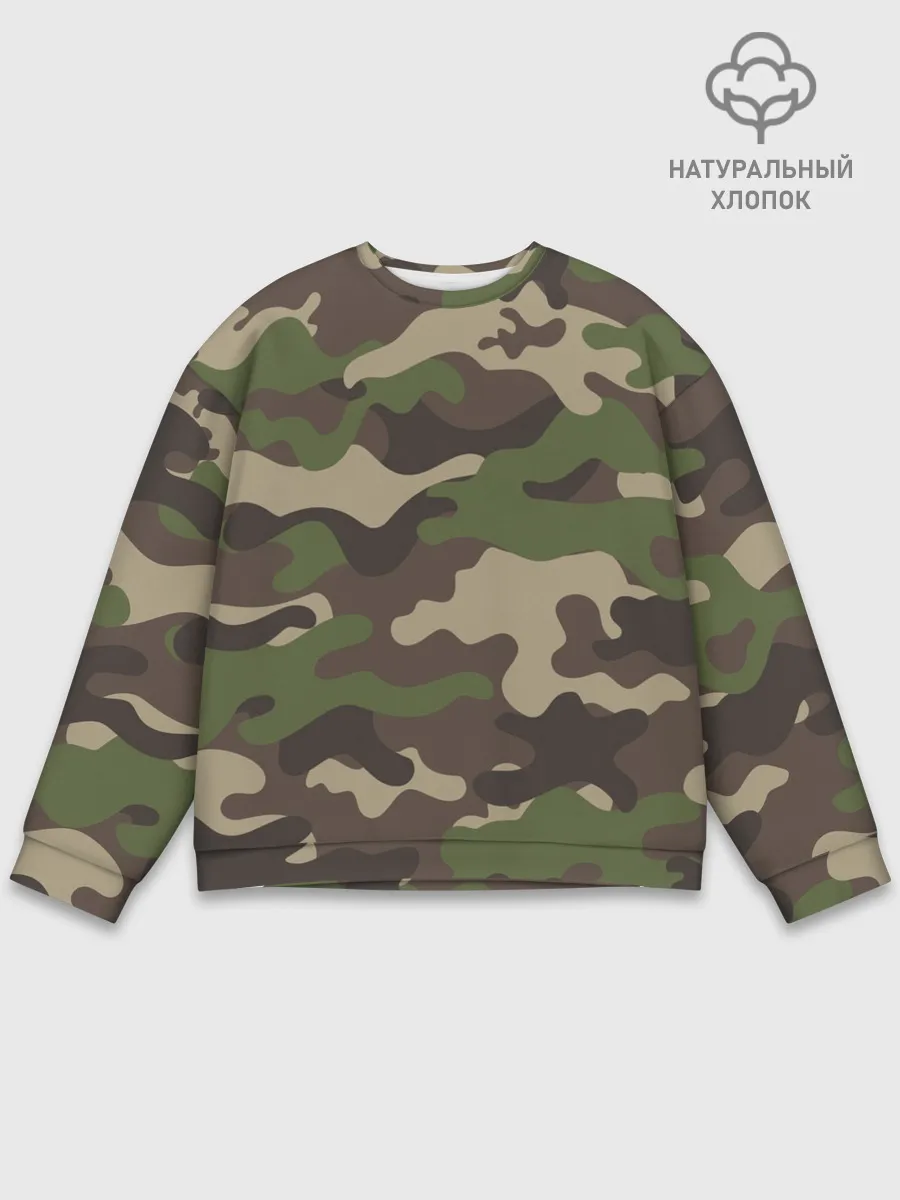 Мужской свитшот базовый / МИЛИТАРИ