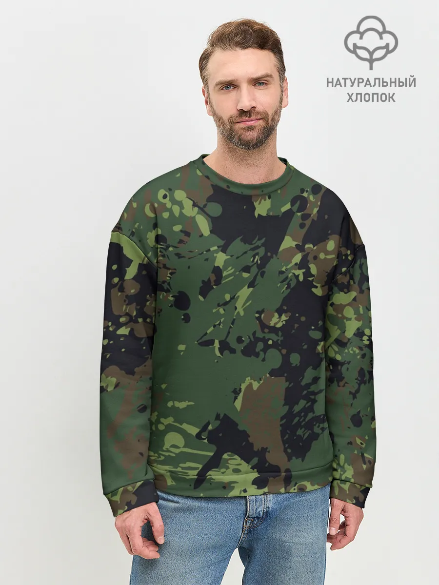 Мужской свитшот базовый / МИЛИТАРИ