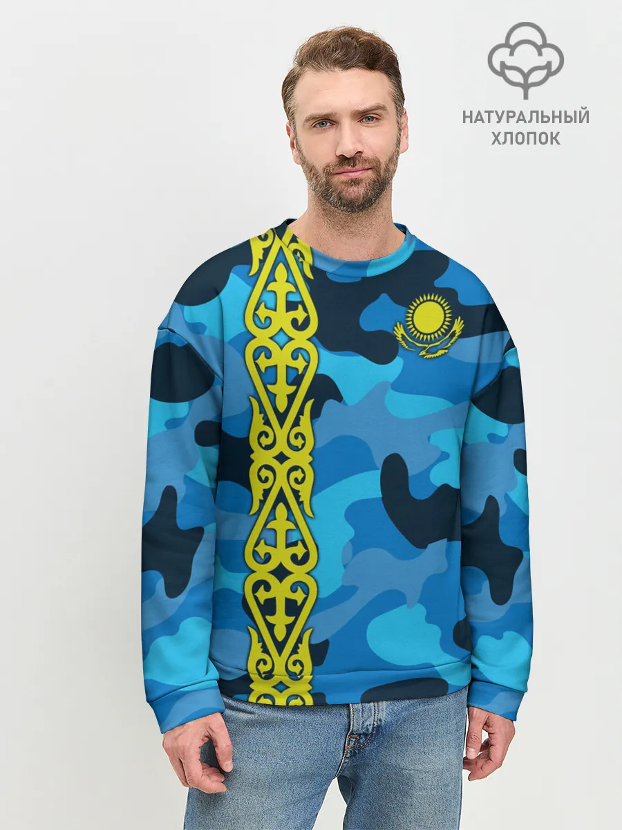 Мужской свитшот базовый / Qazaqstan