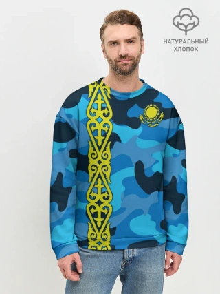 Мужской свитшот базовый / Qazaqstan
