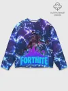 Мужской свитшот базовый / Фортнайт | Молнии