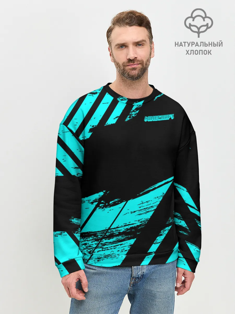 Мужской свитшот базовый / Minecraft