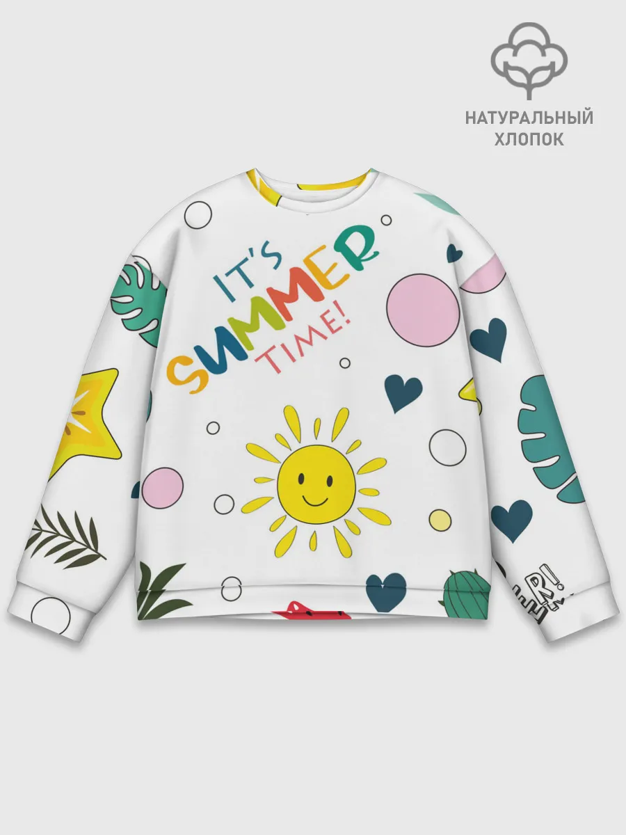 Мужской свитшот базовый / summer time