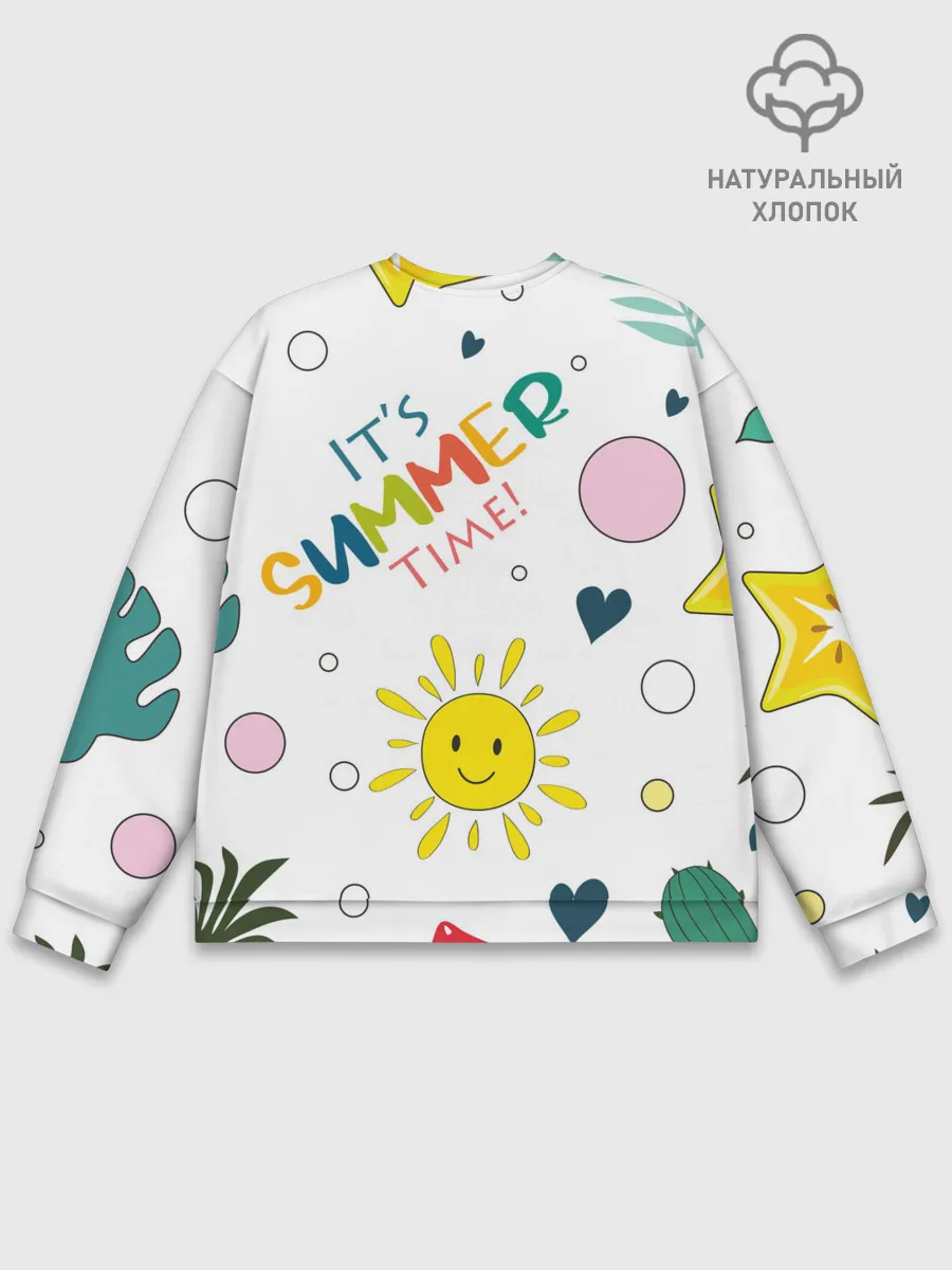 Мужской свитшот базовый / summer time