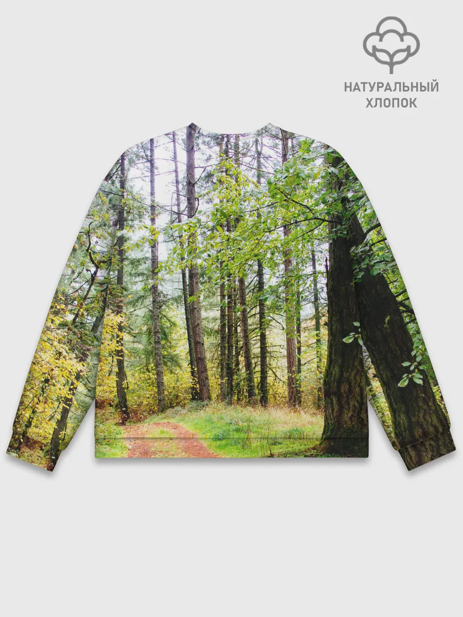 Мужской свитшот базовый / Лес мой храм