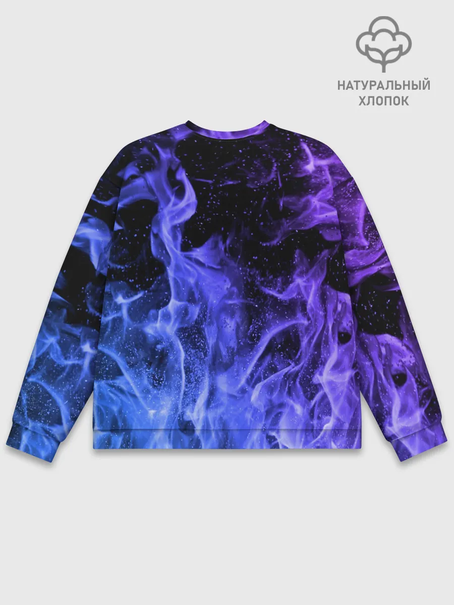 Мужской свитшот базовый / ОГОНЬ