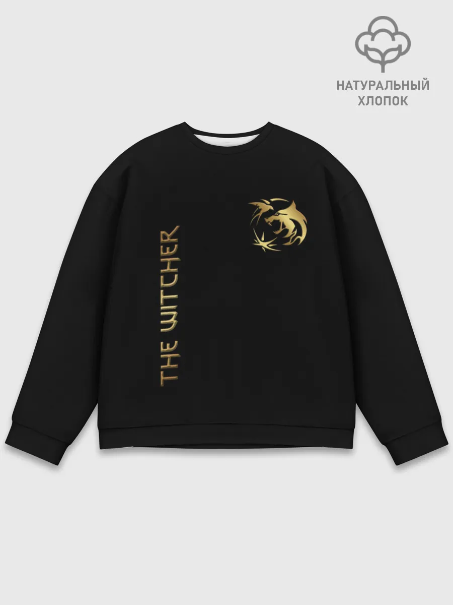 Мужской свитшот базовый / The Witcher Gold