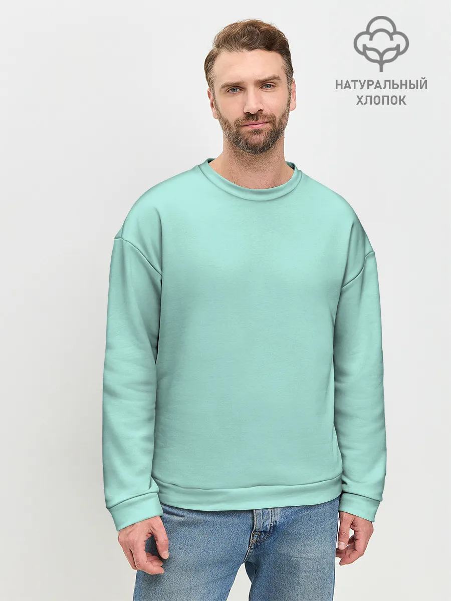 Мужской свитшот базовый / Мятная Маска