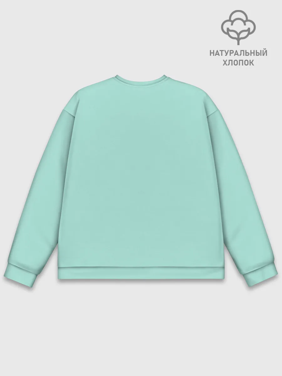Мужской свитшот базовый / Мятная Маска