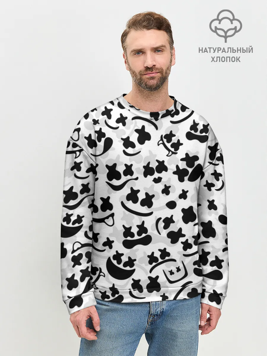 Мужской свитшот базовый / MARSHMELLO FACE