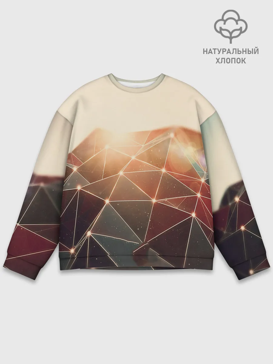 Мужской свитшот базовый / ABSTRACT DIGITAL