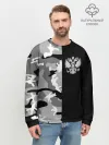 Мужской свитшот базовый / Россия камуфляж