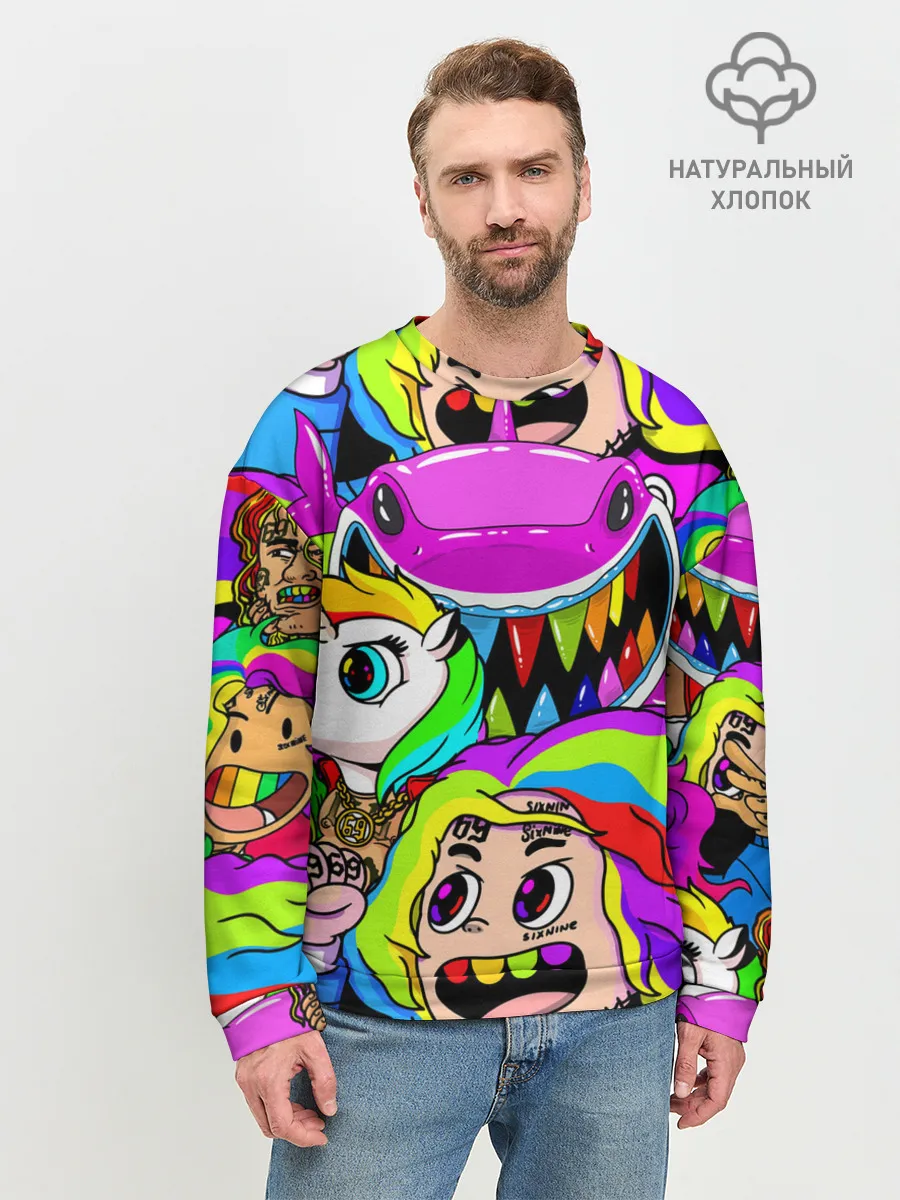 Мужской свитшот базовый / 6IX9INE