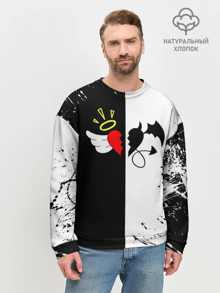 Мужской свитшот базовый / Добро и зло, Payton Moormeier