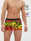 Мужские трусы боксеры / Граффити