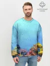 Мужской свитшот базовый / Подводный мир