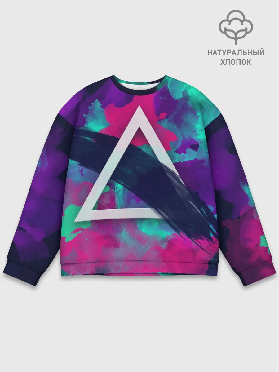 Мужской свитшот базовый / Абстракция