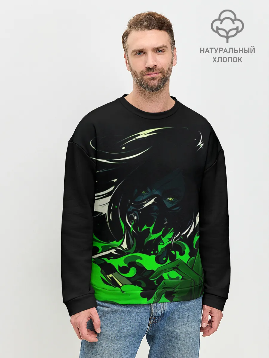 Мужской свитшот базовый / VALORANT VIPER