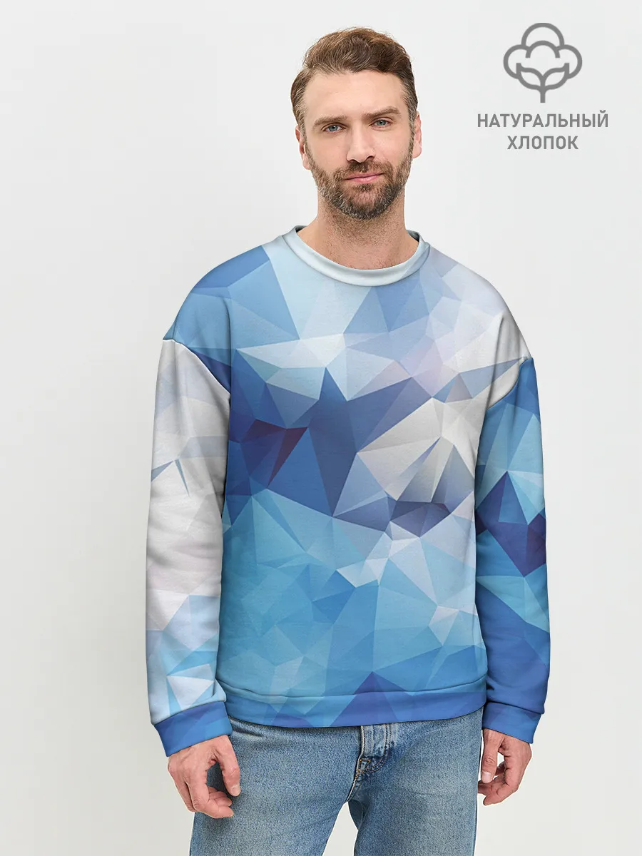 Мужской свитшот базовый / Абстракция