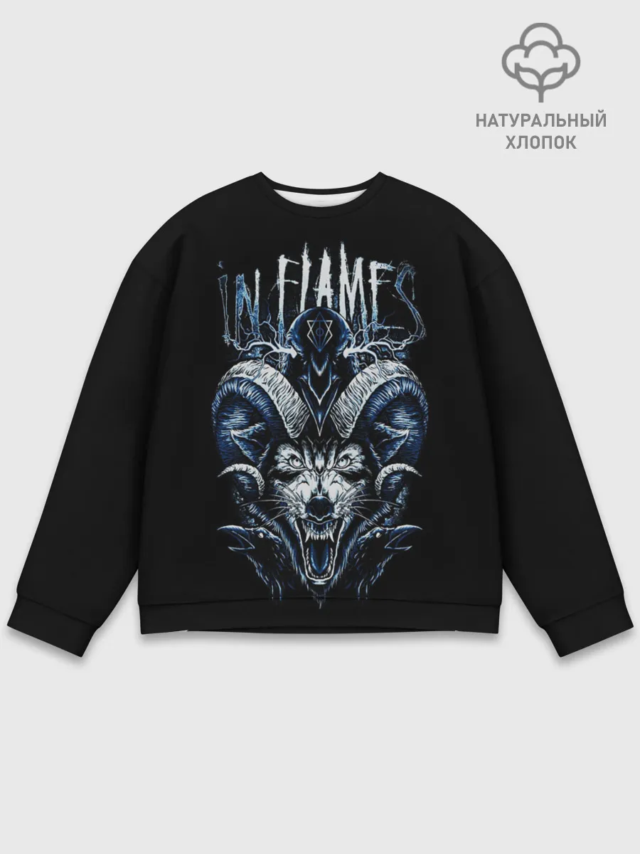 Мужской свитшот базовый / IN FLAMES